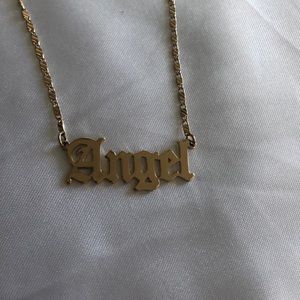 Gold Angel Necklace